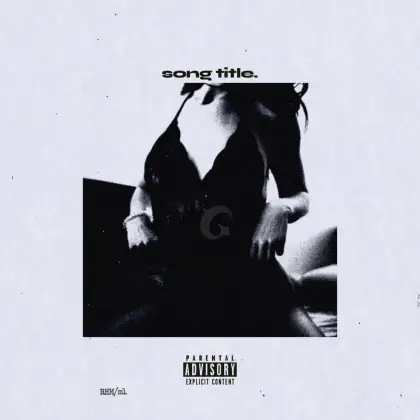 Music cover artwork “Black Woman”: woman, black and white tones