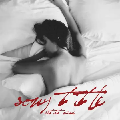 Album cover art “Black Woman”: woman, black and white tones