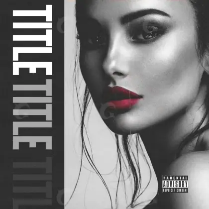 Portada para canción «Black Woman»: mujer y ojos; color blanco y negro