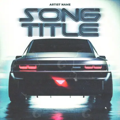 Music cover artwork “Blue Car”: car, blue tones
