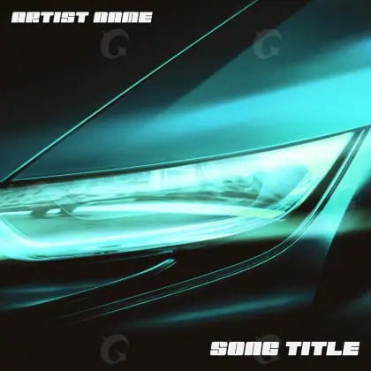 Portada para canción «Blue Car»: coche; color azul