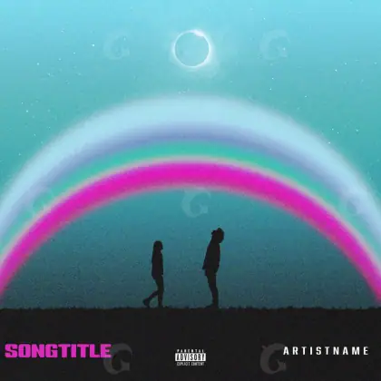Portada para canción «Blue Circle»: círculo; color azul
