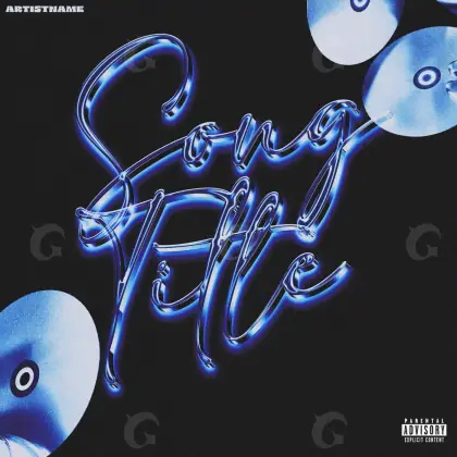Album cover art “Blue Circle”: circle, blue tones