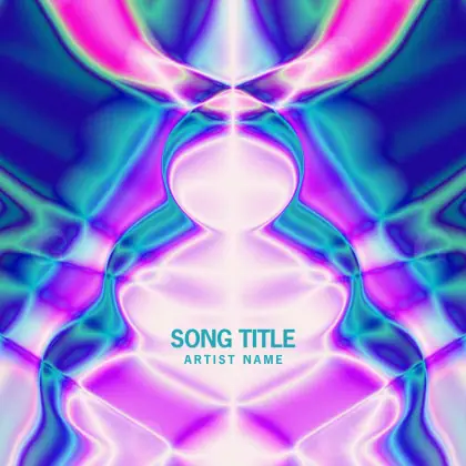 Portada para canción «Blue Circle»: círculo; color azul