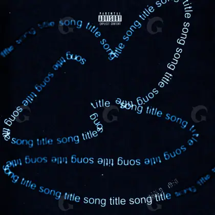 Portada para canción «Blue Circle»: círculo; color azul