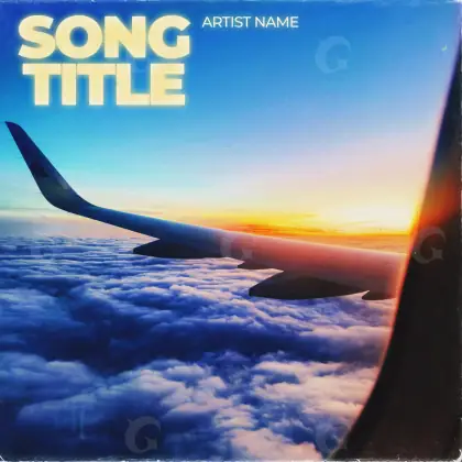 Premade cover art “Blue Cloud”: cloud, blue tones