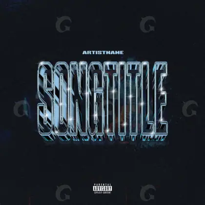 Portada para canción «Blue Cube»: cubo; color azul