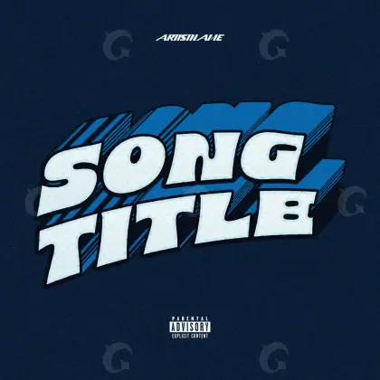 Album cover art “Blue Cube”: cube, blue tones