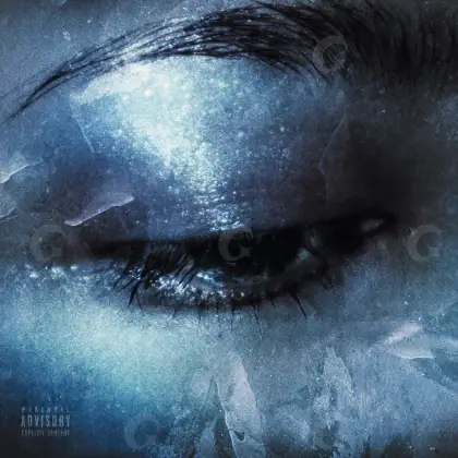 Обложка для альбома «Blue Eyes»: глаза; палитра — синяя