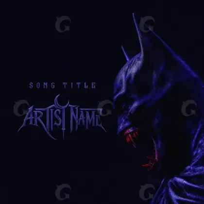 Music cover artwork “Blue Face”: face, blue tones