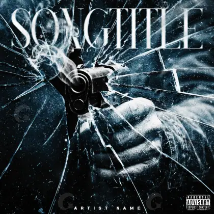 Album cover art “Blue Face”: face, blue tones