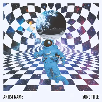 Arte de portada musical «Blue Figure»: figura; color azul