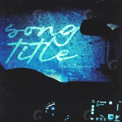 Portada para canción «Blue Figure»: figura; color azul