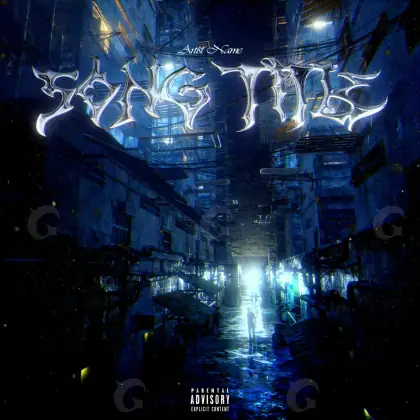 Music cover artwork “Blue Figure”: figure, blue tones
