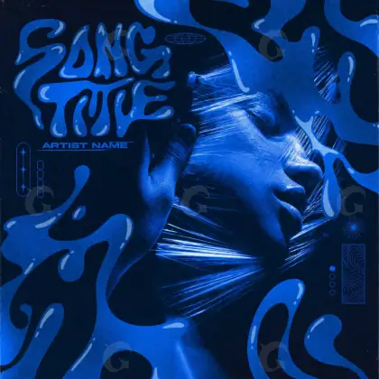 Album cover art “Blue Hand”: hand, blue tones