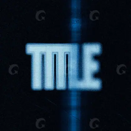 Обложка для альбома «Blue Lettering»: типографика; палитра — синяя