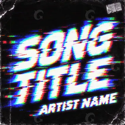 Portada prediseñada «Blue Lettering»: tipografía; color azul