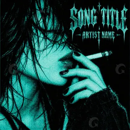 Album cover art “Blue Microphone”: microphone and hand, blue tones