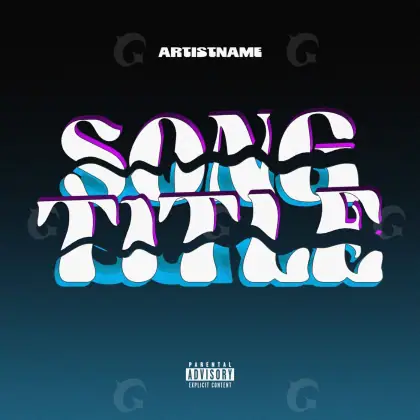 Album cover art “Blue Neon”: neon, blue tones