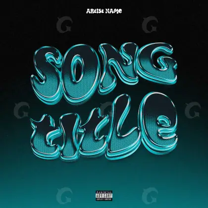 Portada para canción «Blue Neon»: neón; color azul