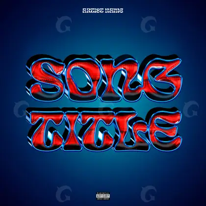 Album cover art “Blue Neon”: neon, blue tones