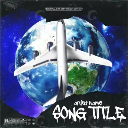 Portada para canción «Blue Planet»: planeta; color azul