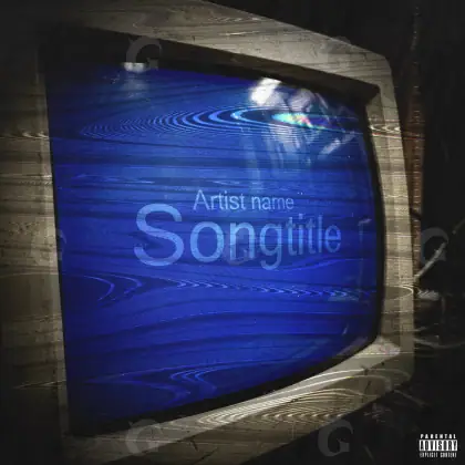 Portada prediseñada «Blue Screen»: pantalla; color azul