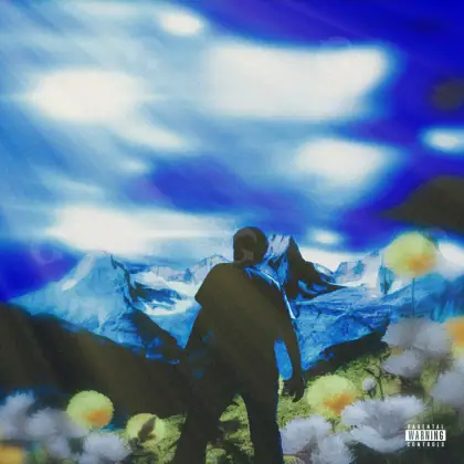 Portada prediseñada «Blue Silhouette»: silueta y montaña; color azul