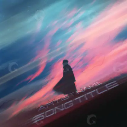 Album cover art “Blue Silhouette”: silhouette, blue tones