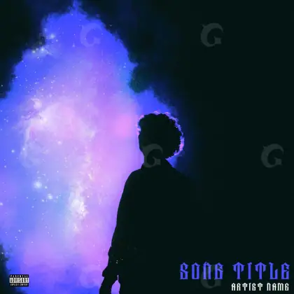 Album cover art “Blue Silhouette”: silhouette, blue tones
