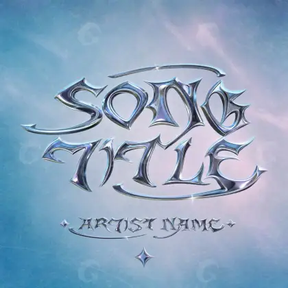 Music cover artwork “Blue Star”: star, blue tones