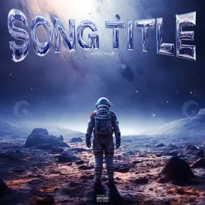Album cover art “Blue Sun”: sun and cloud, blue tones