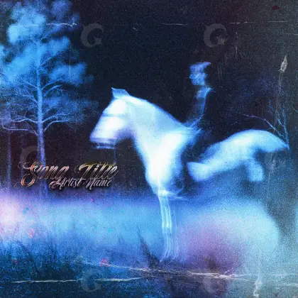 Обложка для альбома «Blue Tree»: дерево; палитра — синяя
