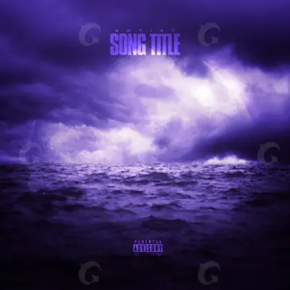 Album cover art “Blue Wave”: wave, blue tones