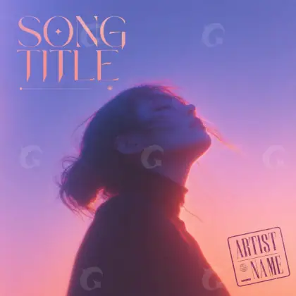 Music cover artwork “Blue Woman”: woman, blue tones