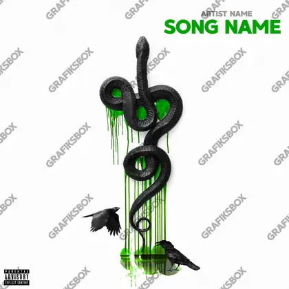 Обложка для трека «Super Slimey» — в чёрно-белом
