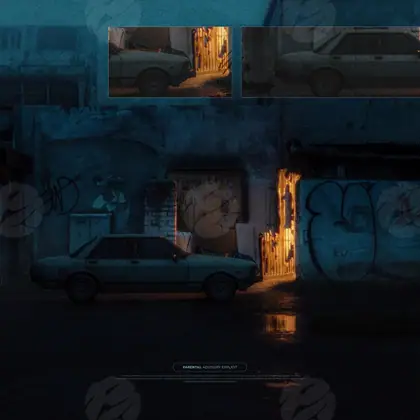 Обложка для трека «Illuminated Courtyard»
