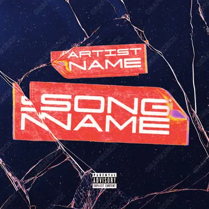 Купить обложку для трека «Fragmenting» — в красных тонах