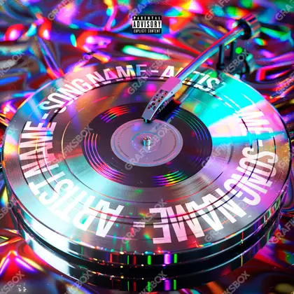 Portada de álbum prediseñada «Funk» — un motivo con carácter propio, en una gama azul