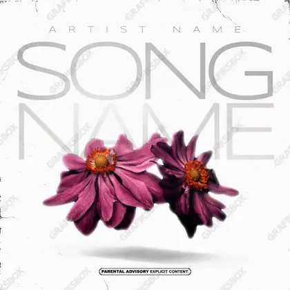 Обложка для песни «Cattleya» — в чёрно-белом