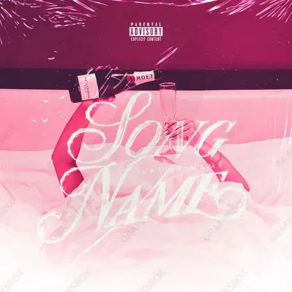 Premade album cover “Meeting” — a frame that refuses to sit in one category in pink shades