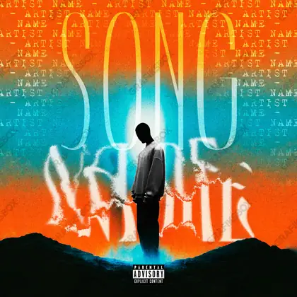 Купить обложку для трека «Motley» — в оранжевых тонах