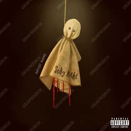 Купить обложку для трека «Hanged» — в оранжевых тонах