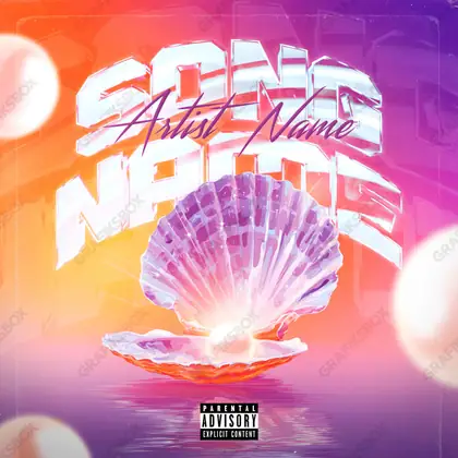 Portada de álbum prediseñada «Unique Pearl» — una idea visual original sin equivalente cercano en el catálogo, en matices rosados