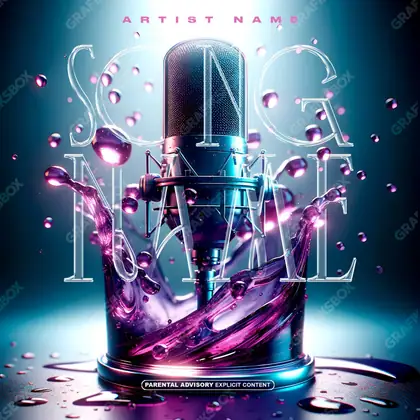 Обложка для песни «Purple Song» — в фиолетовых тонах