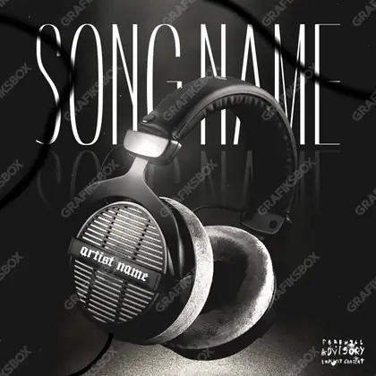 Готовая обложка для трека «This Sound» — в чёрно-белом