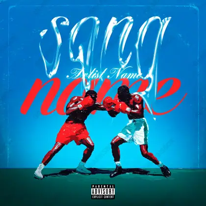 Купить обложку для трека «The Contender» — в синих тонах