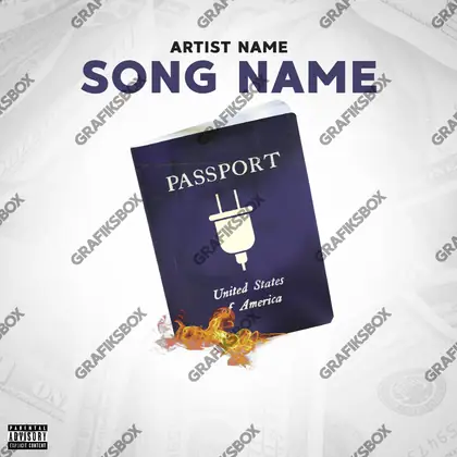 Portada de álbum prediseñada «Passport 2» — un motivo con carácter propio, en una gama en blanco y negro