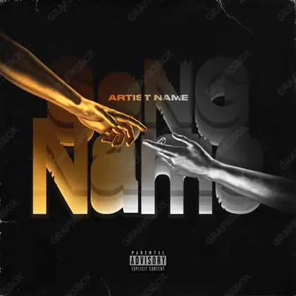 Portada de álbum prediseñada «Union» — una idea visual original sin equivalente cercano en el catálogo, en matices anaranjados