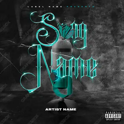 Готовая обложка для трека «Turquesa» — в чёрно-белом